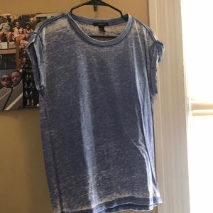 Blue plain t shirt